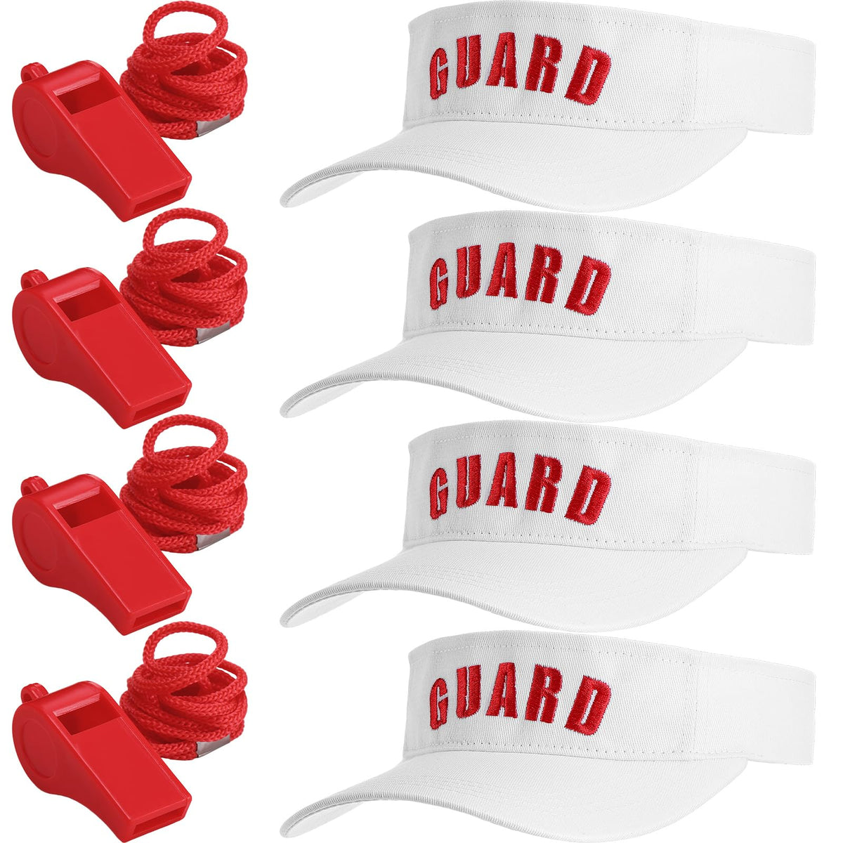 Tigeen front view visor pack showing tidy set and quick identification benefit