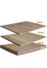 Tiger Claw close-up of wood grain and edge demonstrating consistent break quality