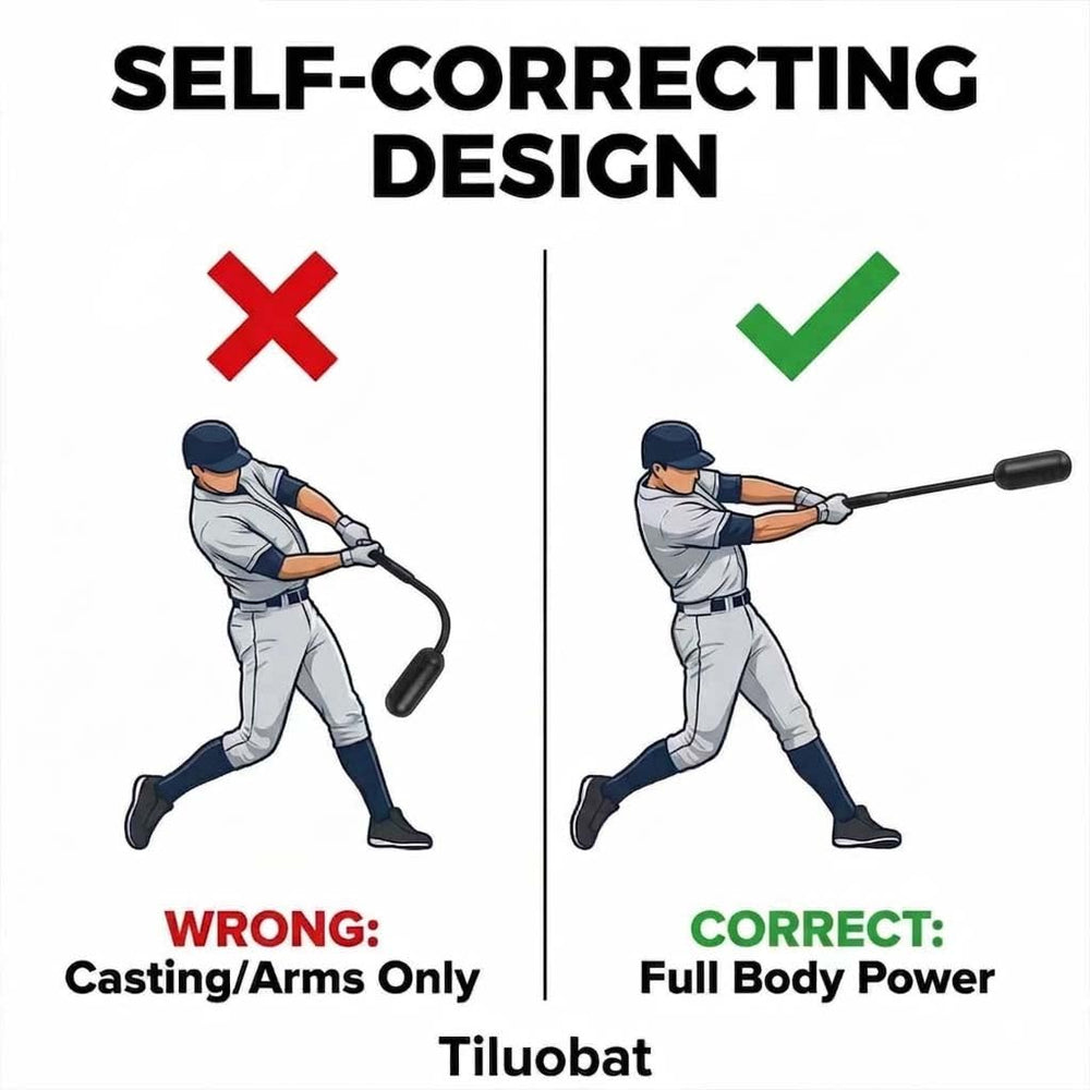Tiluobat in-use backyard swing demonstrating improved timing and rotation benefit