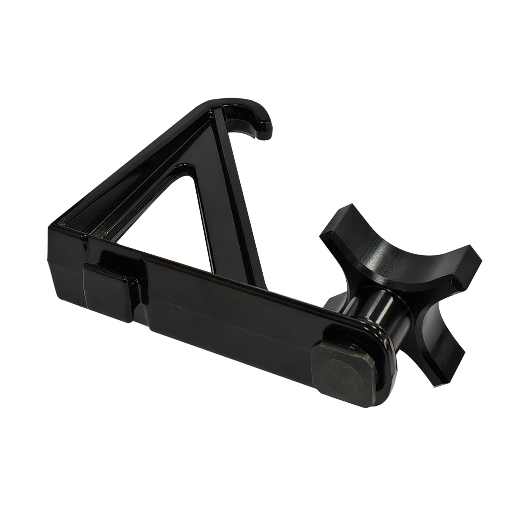 Timilge load stop next to ruler showing scale to confirm crossbar groove compatibility