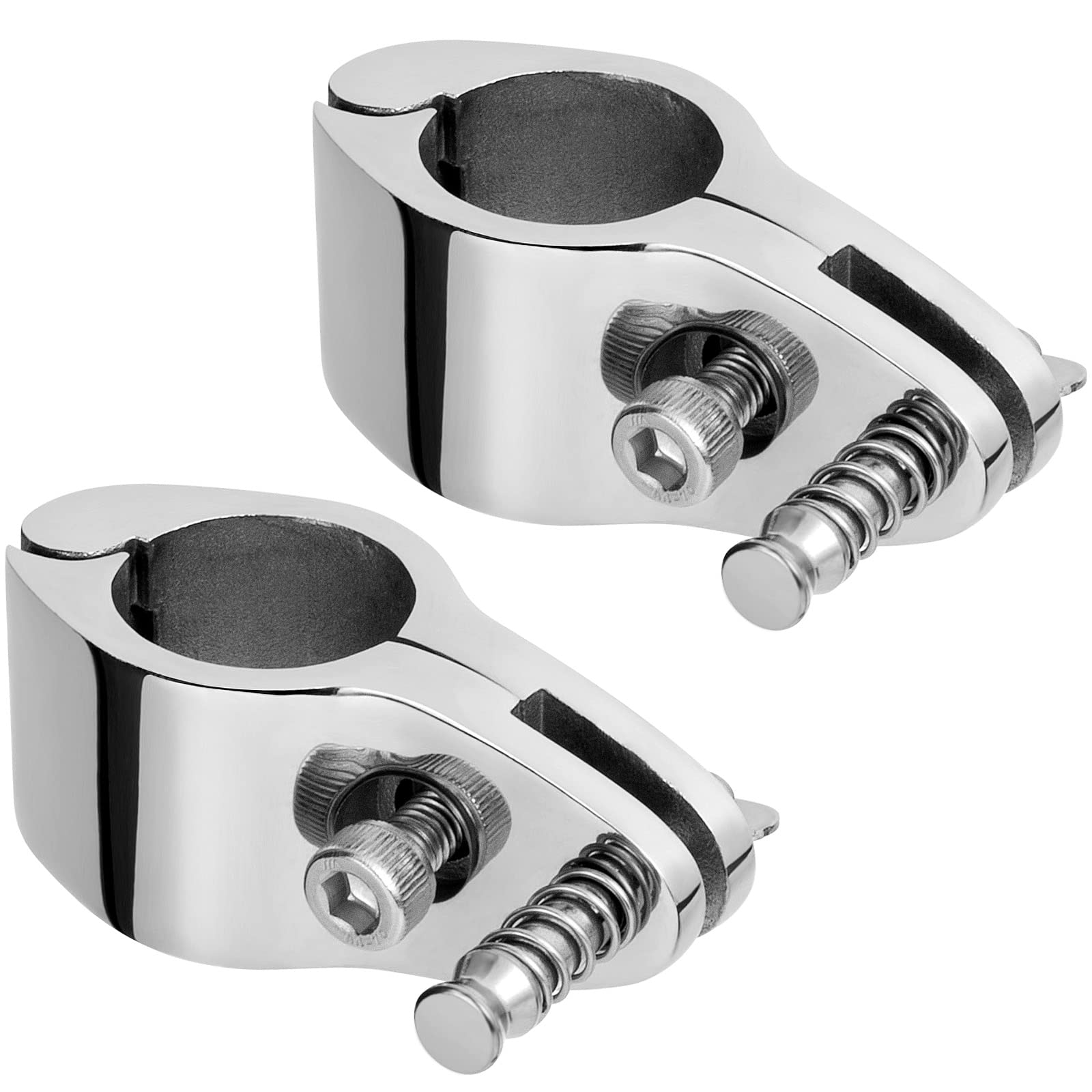 TINGZHIGO front view of hinged jaw slide showing durable mounting for boats