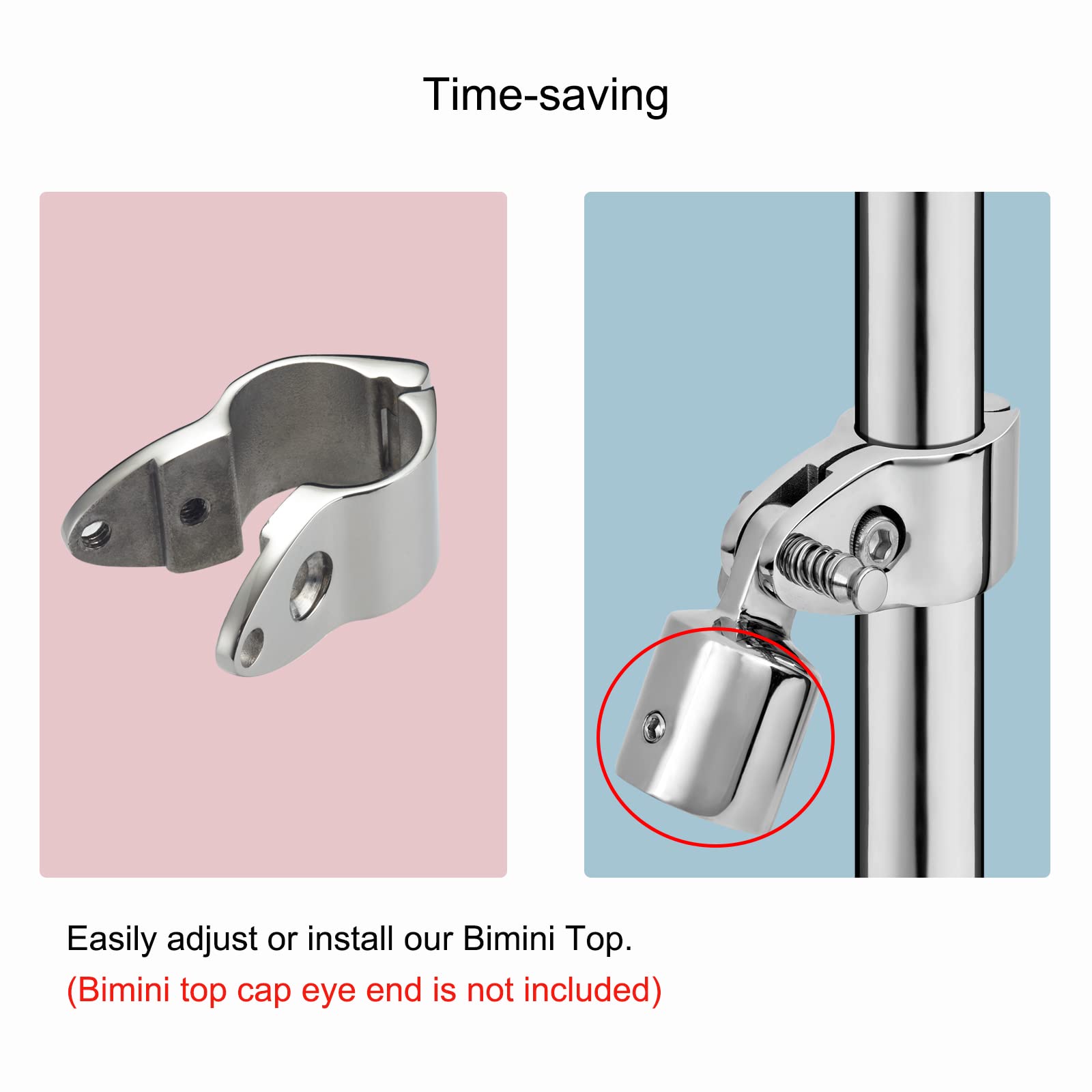 TINGZHIGO quick release pin detail enabling fast removal and reattachment