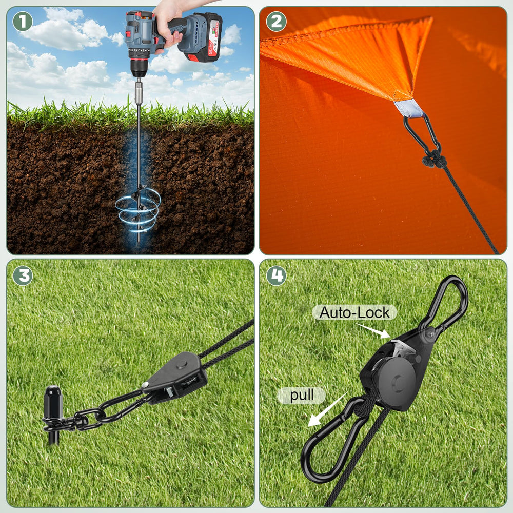 tinnmao installed anchor at campsite providing reliable anchoring
