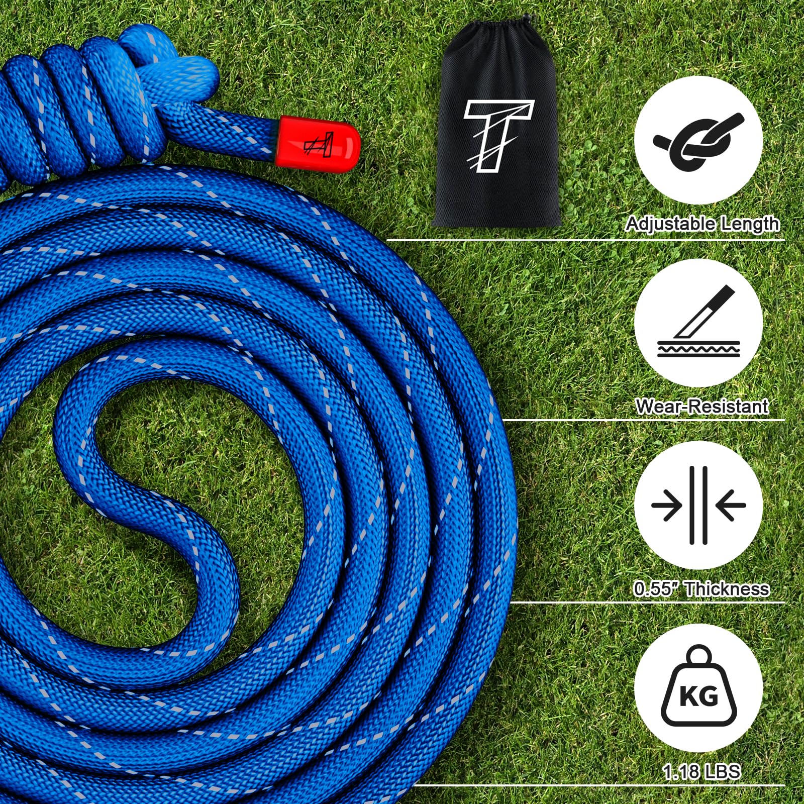 TIOPSUUO rope in outdoor use demonstrating steady flow training and cardio benefit