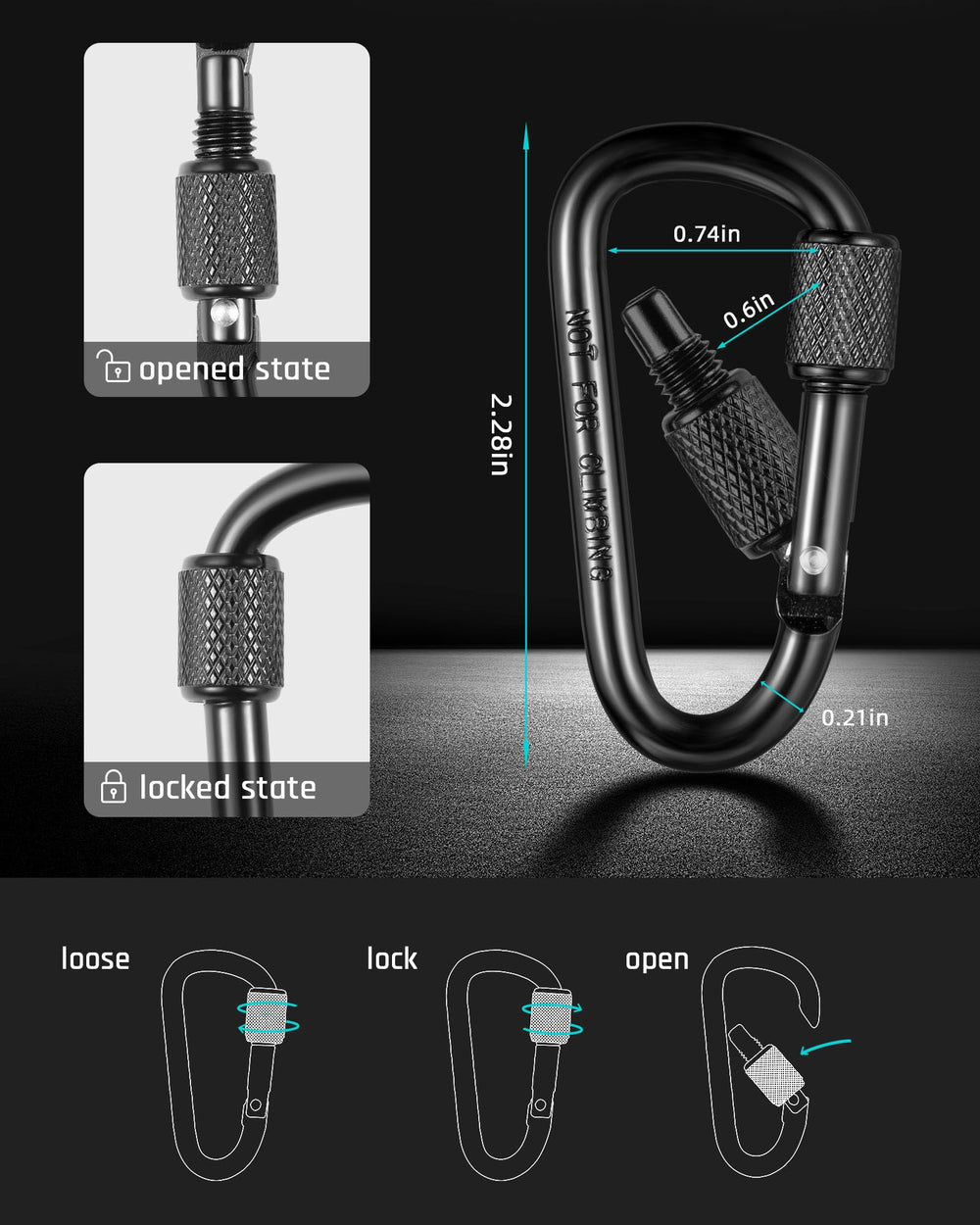 TISUR close-up of magnetic quick-release and lock button demonstrating reliable detachment