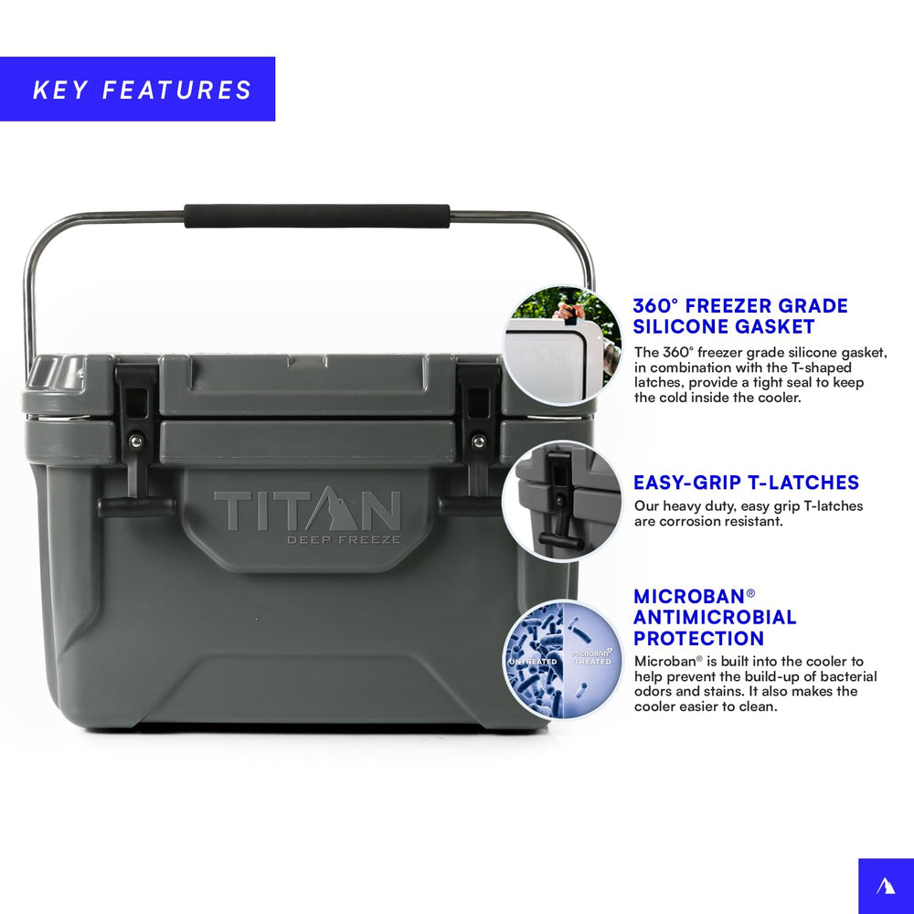 Titan by Arctic Zone close-up of 360-degree gasket showing airtight seal benefit