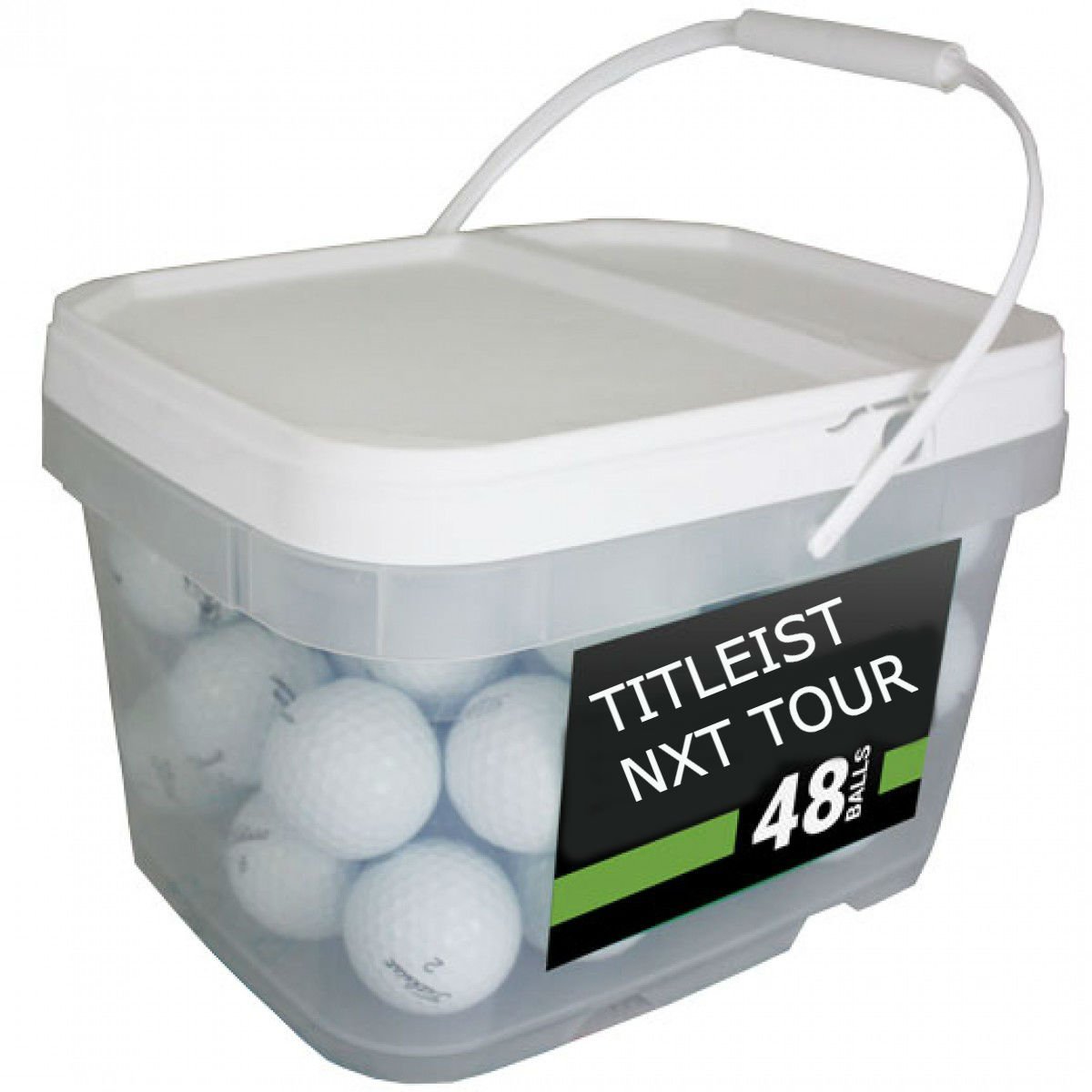 Titleist NXT Tour front packaging showing pack and brand, conveys value