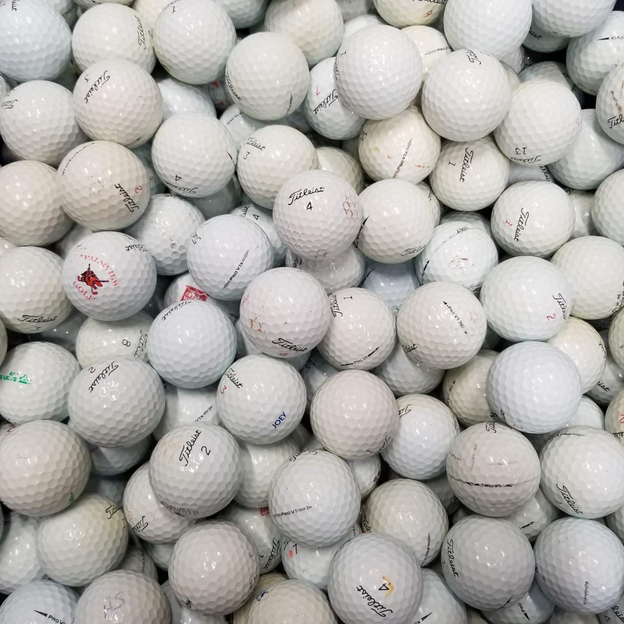 Titleist Pro V1 392 close-up of dimple pattern and cover showing intact construction for consistent flight