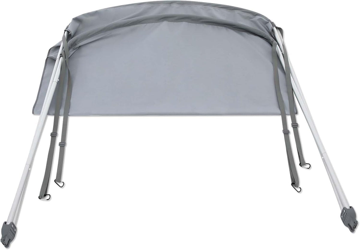 TJCYGO bimini top front view showing canopy and sun protection