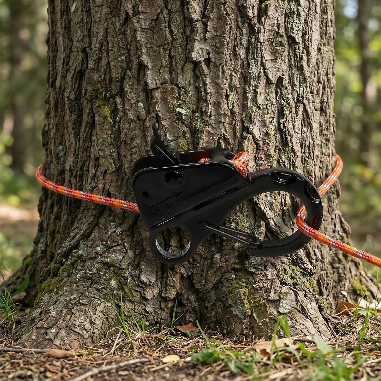 Tlence setup on inflatable kayak demonstrating simplified anchor management on small craft