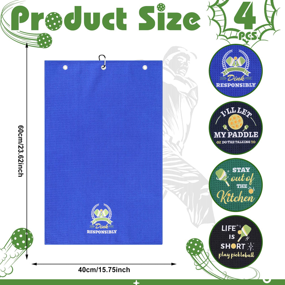 TLY close-up of embroidered pickleball motif highlighting durable stitching