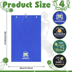 TLY close-up of embroidered pickleball motif highlighting durable stitching