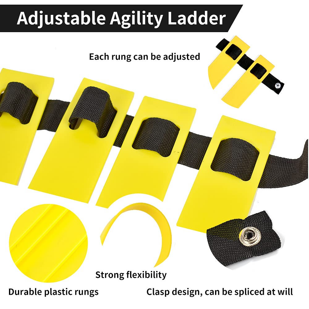TNZMART athlete using ladder during footwork drill for speed and coordination benefit