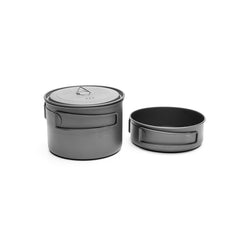 TOAKS close-up of titanium surface highlighting lightweight durability