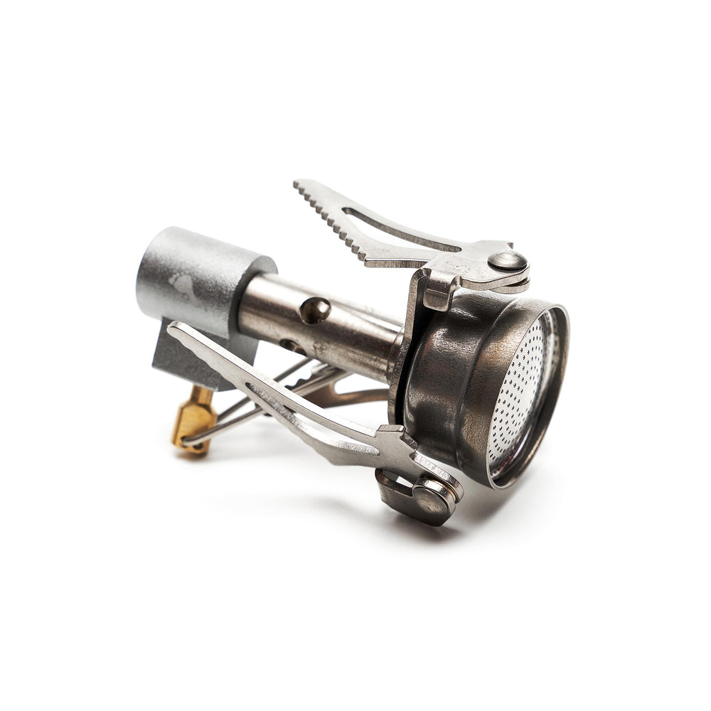 TOAKS titanium stove folded compact for packing and space-saving benefit