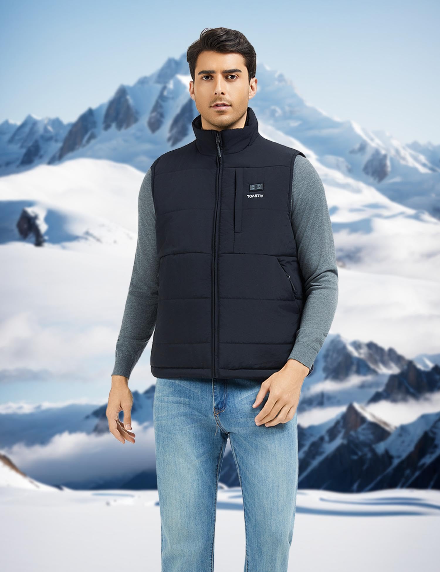 Toastiv close-up of sherpa collar showing soft lining for comfortable neck warmth
