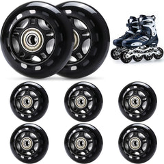 TOBWOLF front view of eight replacement wheels showing complete set and convenience