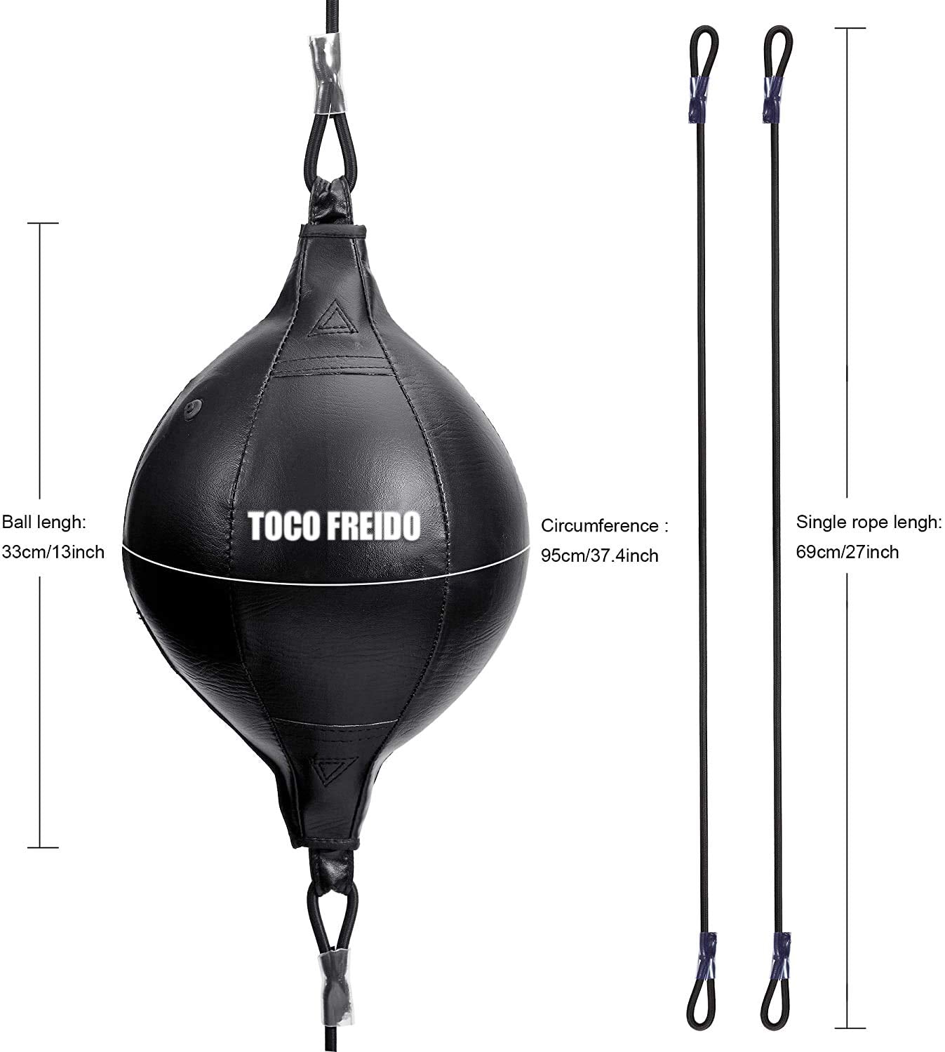 TOCO FREIDO leather close-up seam showing reinforced stitching durability