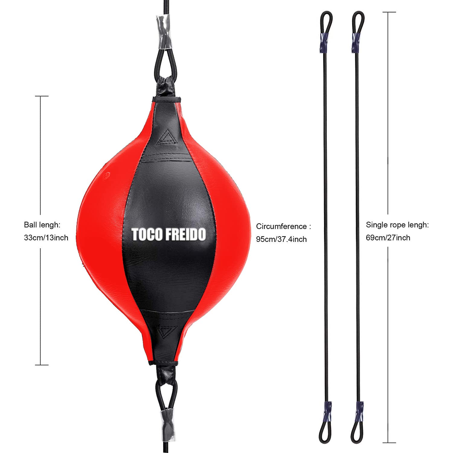 TOCO FREIDO close-up of stitching and valve demonstrating reinforced durability