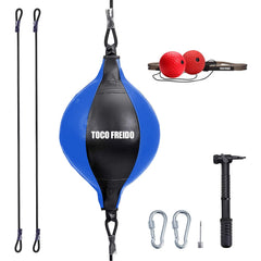 TOCO FREIDO double-end bag front view showing durable build and fast rebound benefit