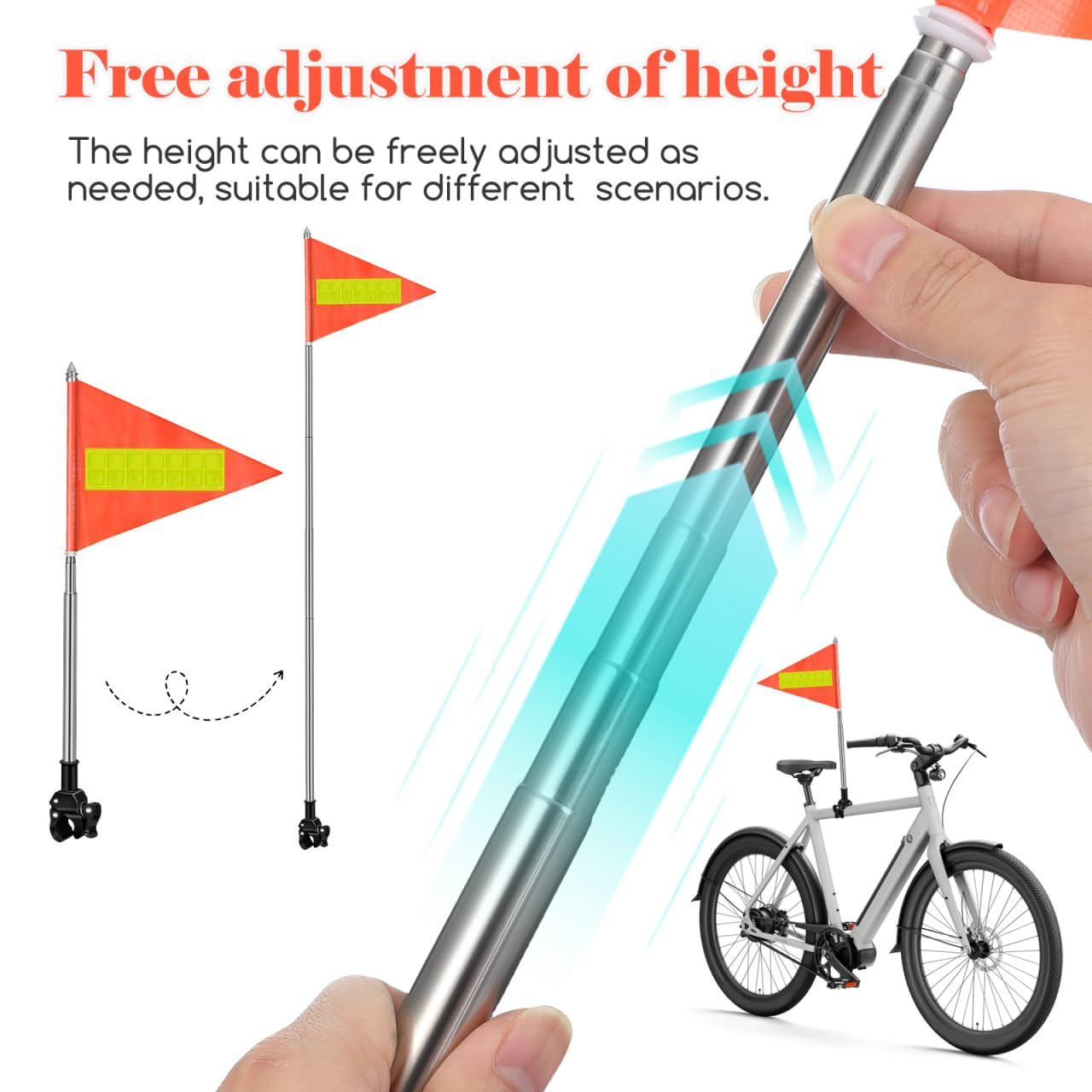 Toddmomy reflective strips detail improving night-time visibility