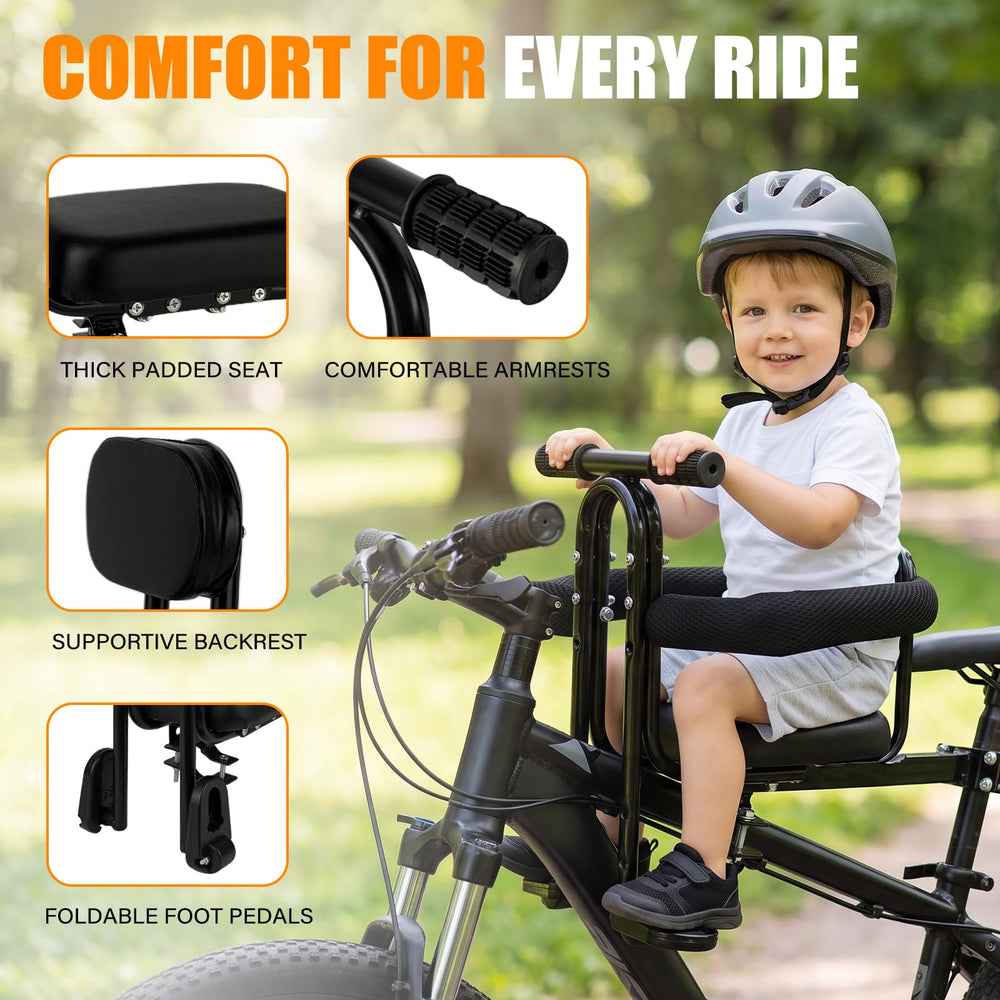 TOFFCAEA family lifestyle ride with parent and child emphasizing bonding benefit