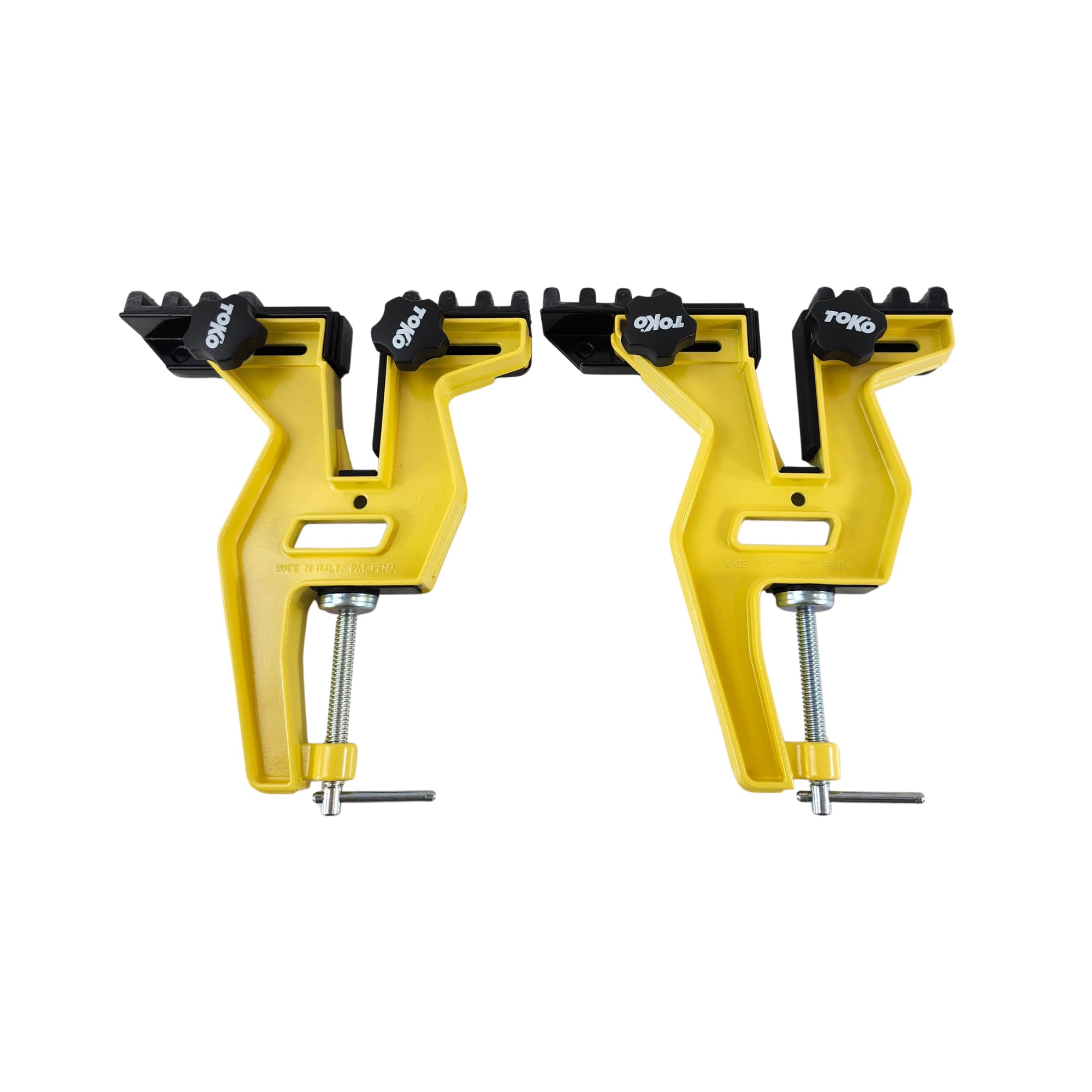 TOKO board grip front view showing stable hold and easy setup