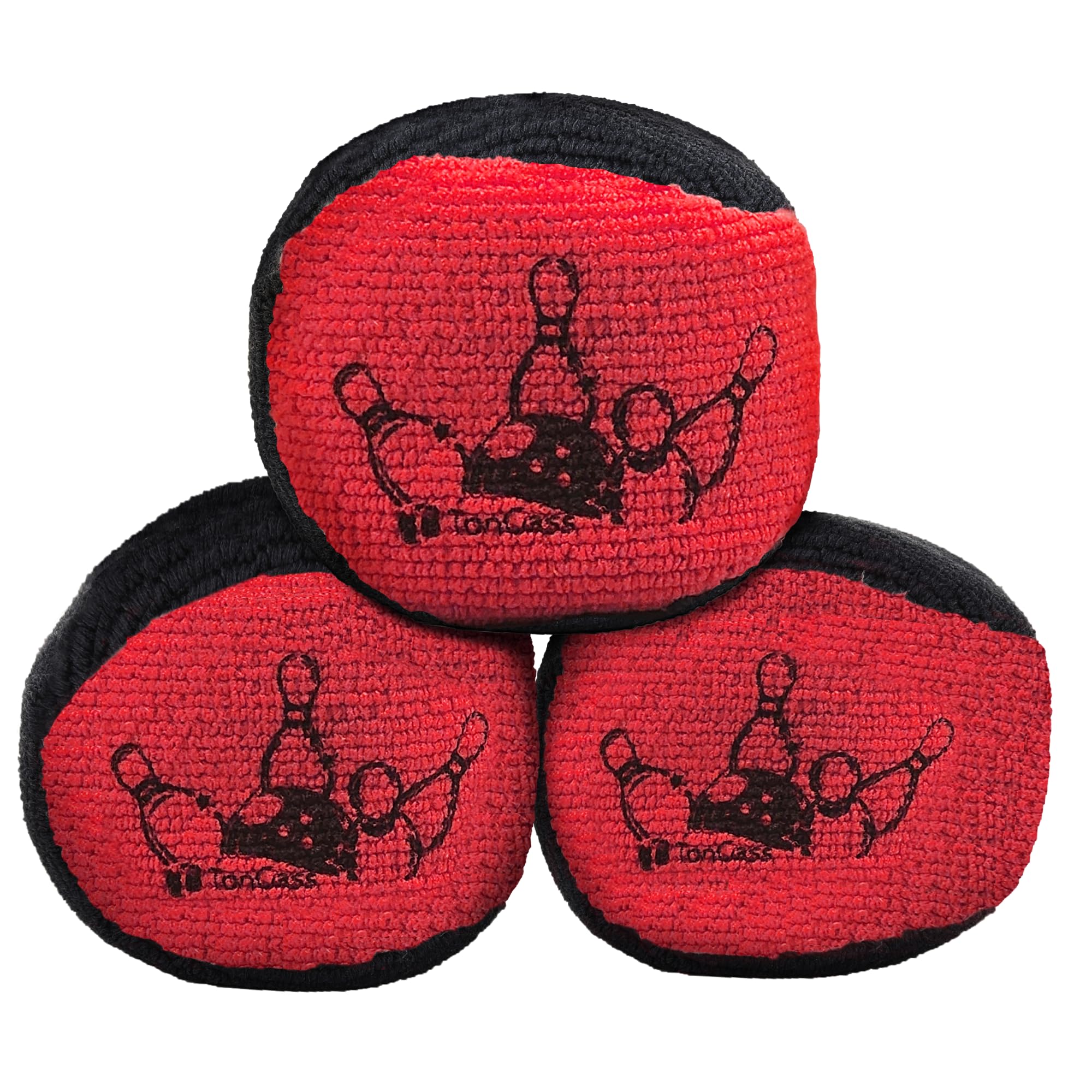 TonGass front view of three grip balls showing compact pack and convenience