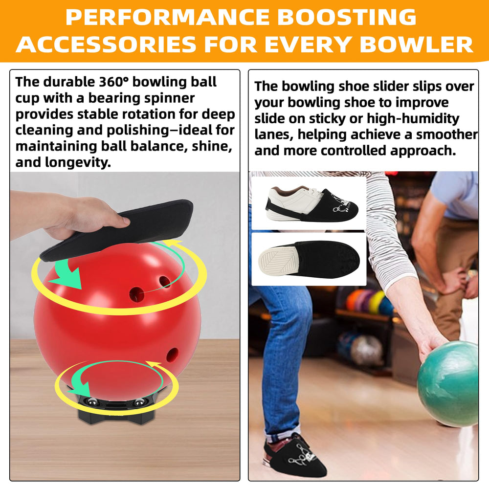 TonGass shoe slider on a bowling shoe improving slide and approach control