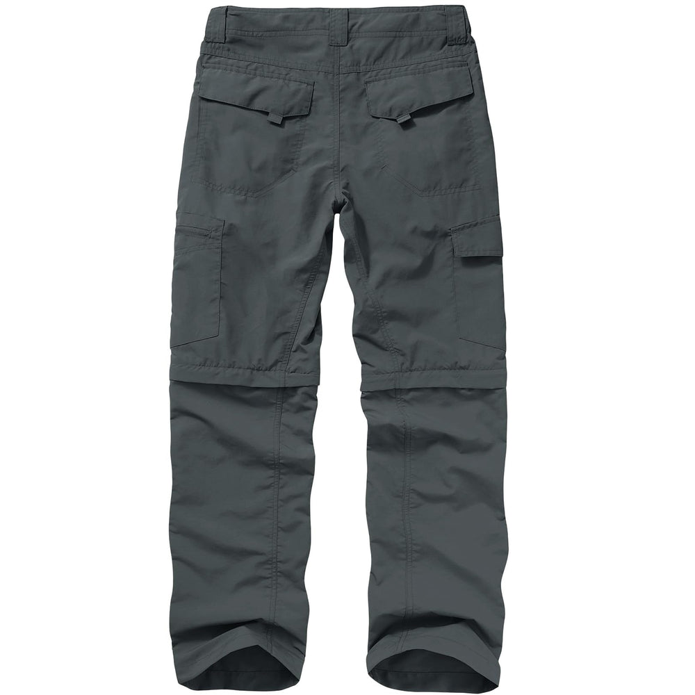 Toomett close-up of concealed knee zipper illustrating quick zip-off convenience
