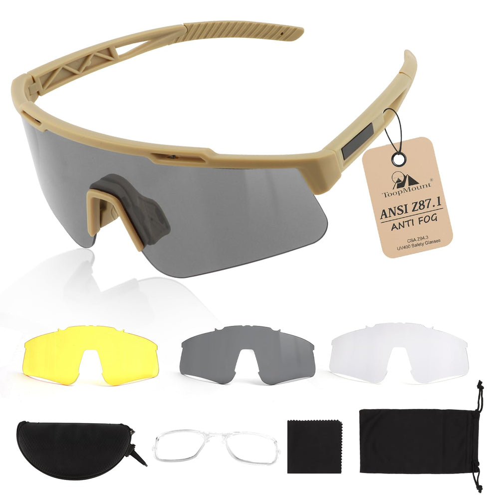 ToopMount front view showing semi-rimless frame and clear protection benefit