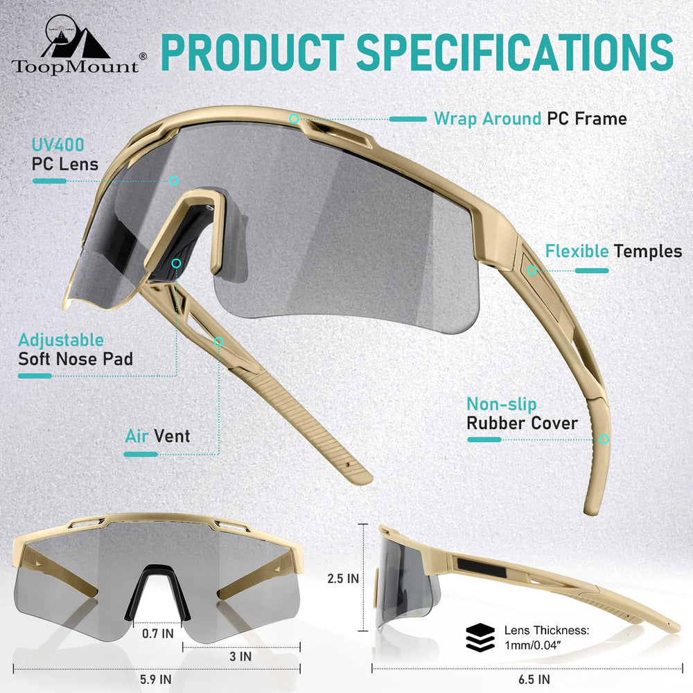 ToopMount three interchangeable lenses displayed, offering versatile light protection