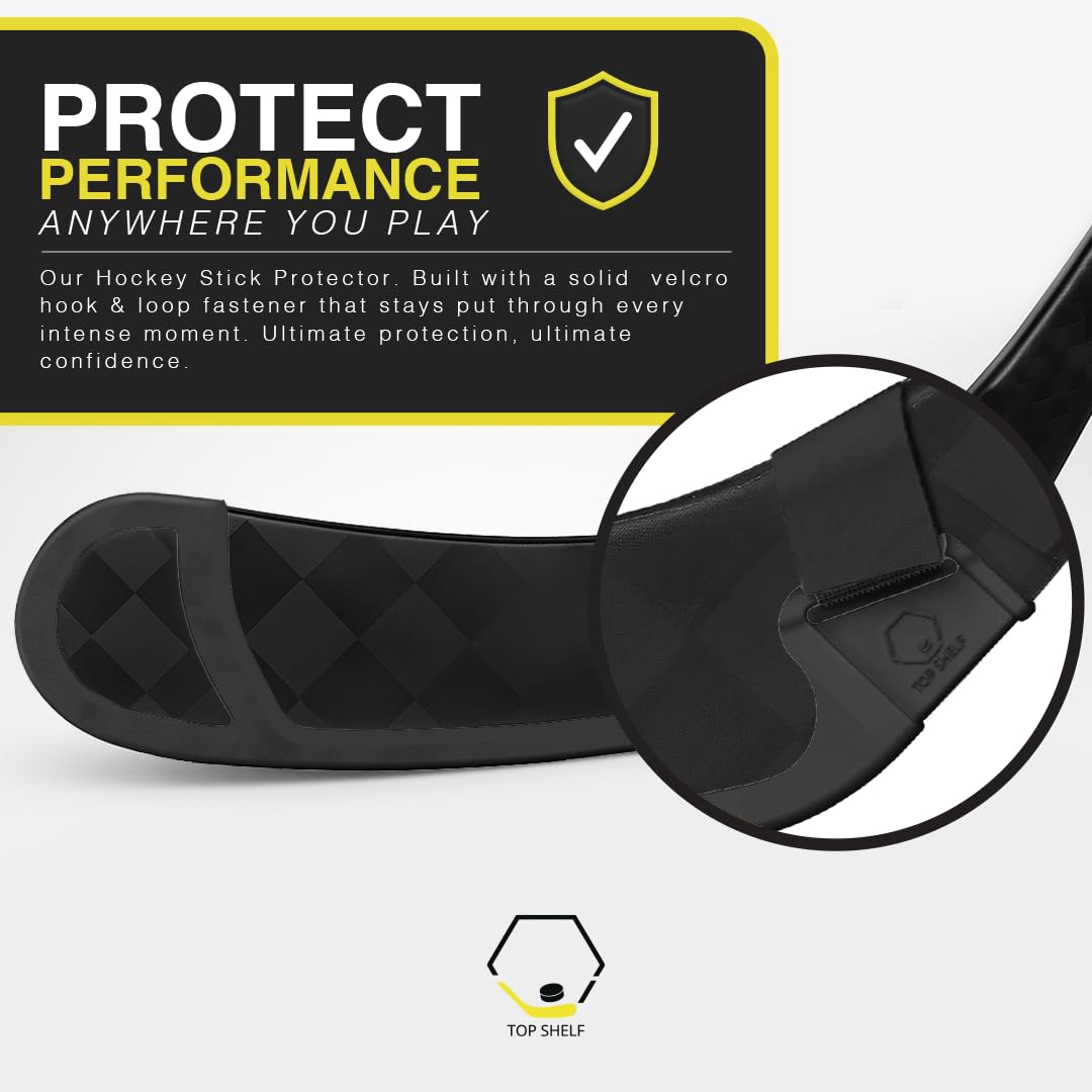 TOP SHELF on roller hockey stick showing versatile cross-surface benefit