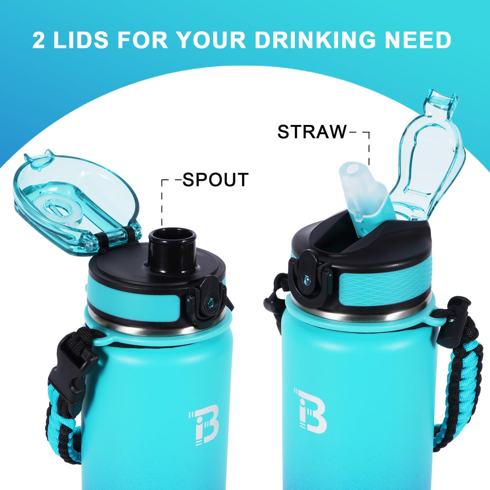 TOPBADE straw lid close-up demonstrating easy spill-resistant sipping
