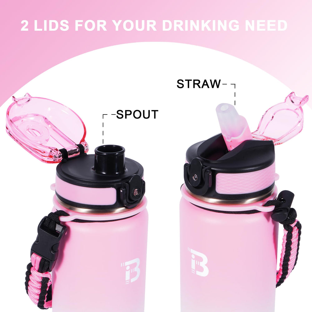 TOPBADE wide mouth filled with ice cubes demonstrating easy filling and cleaning benefit