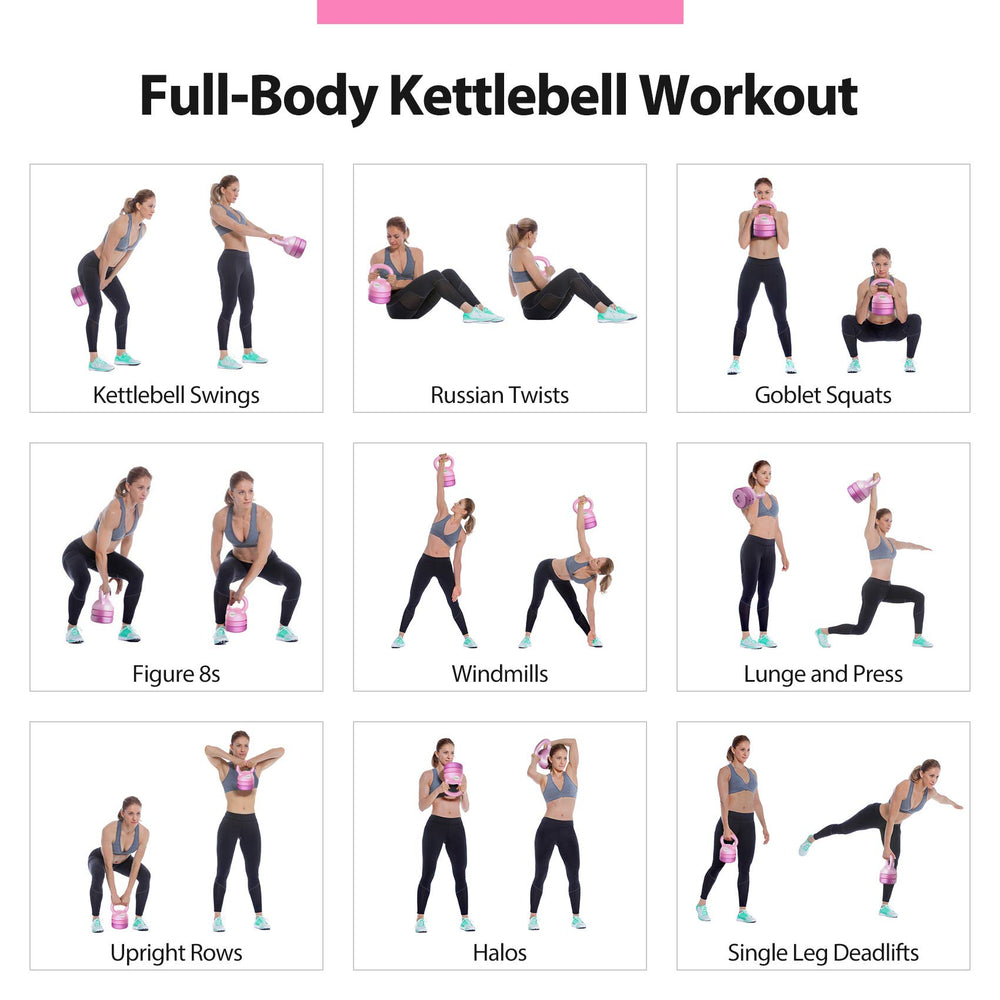 TopMade kettlebell assembly click-twist mechanism image shows fast tool-free weight changes benefit