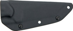 TOPS SAW in Kydex sheath with clip highlighting secure retention and carry