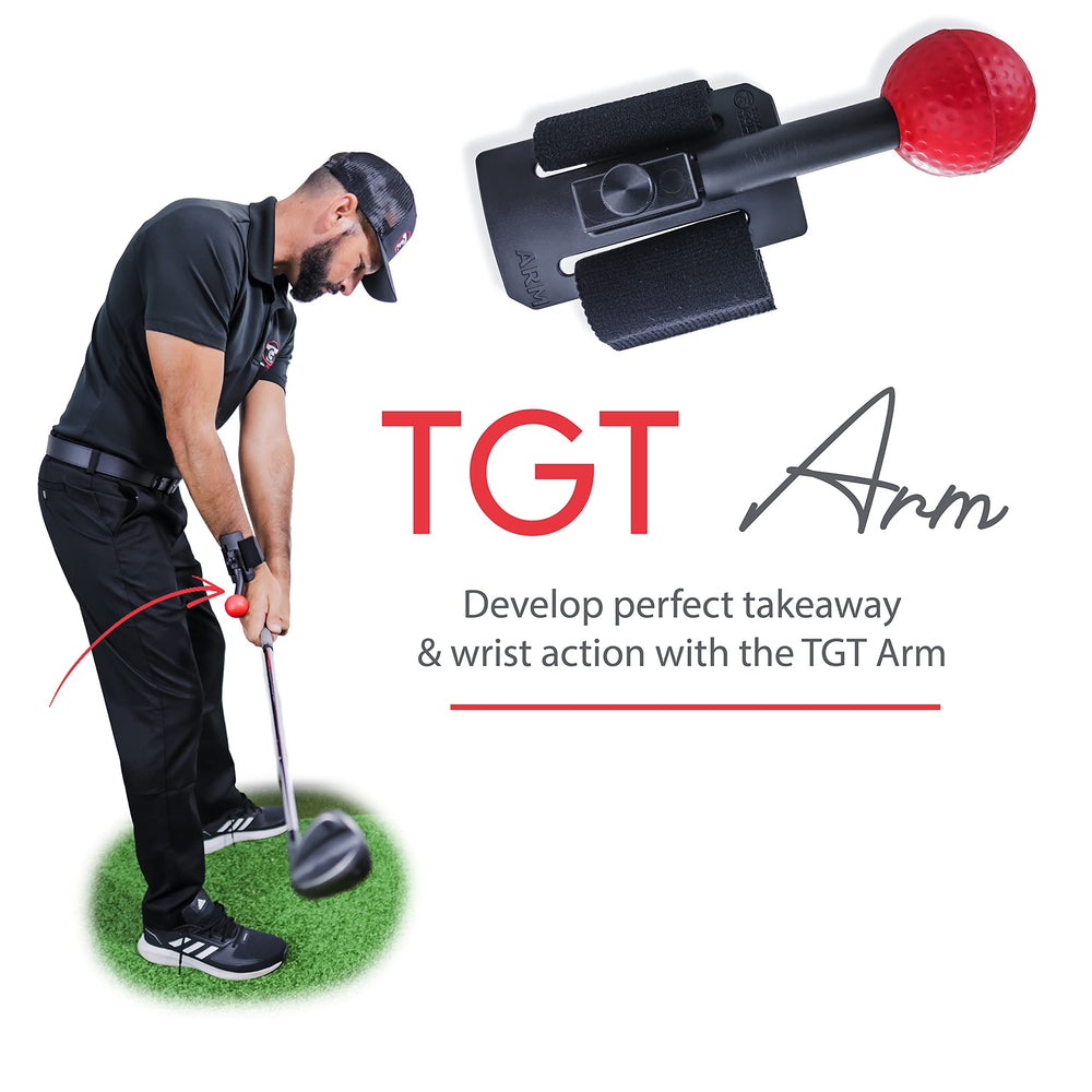 TOTAL GOLF TRAINER wrist close-up of wrist interface highlighting alignment benefit