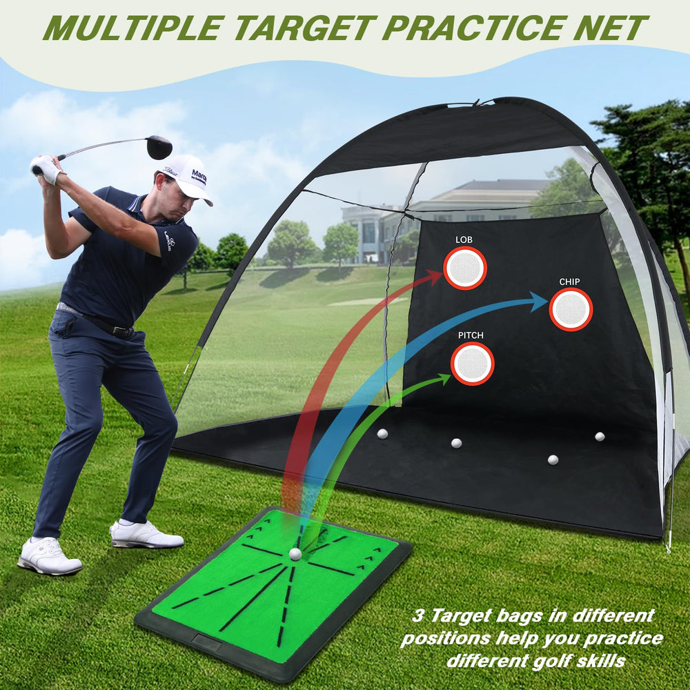 totosin swing in use backyard demonstrates realistic practice and ball capture