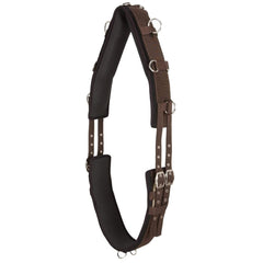 Tough 1 front view of surcingle showing all rings and secure fit benefit