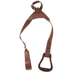Tough 1 youth nylon stirrup set front view showing compact design for quick saddle setup