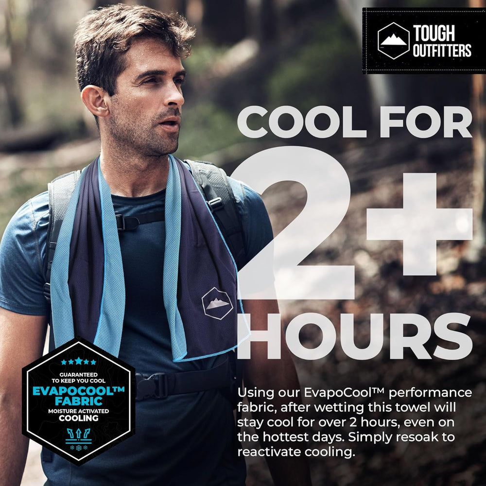 Tough Outdoors close-up of Evapocool fabric texture for fast cooling