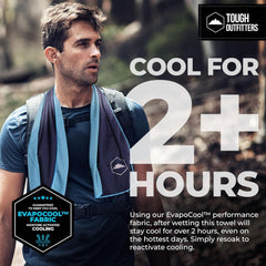 Tough Outdoors close-up of Evapocool fabric texture for fast cooling