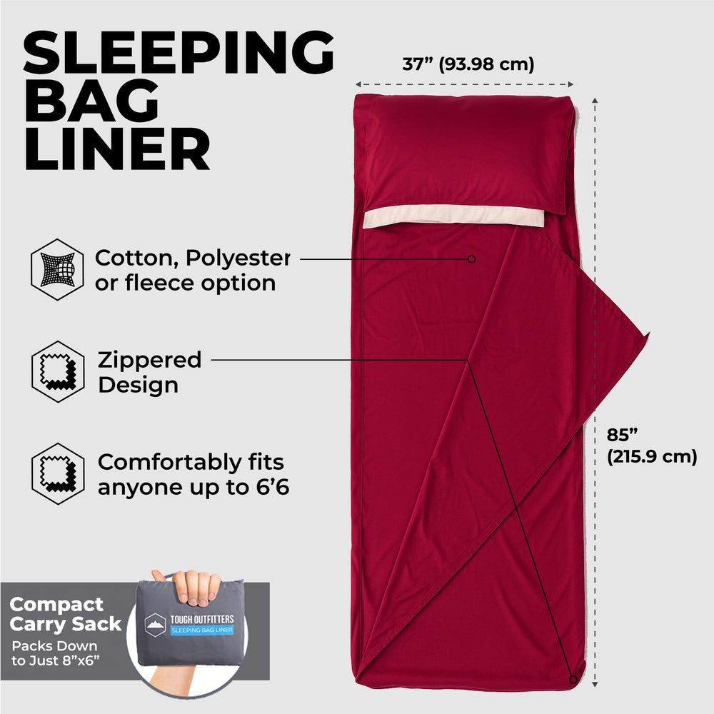 Tough Outdoors fabric texture macro highlighting soft lightweight material for comfortable sleep