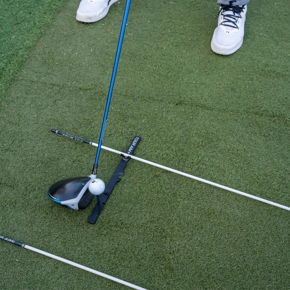 Tour Aim ball notch and eyeline guides improving consistent ball position