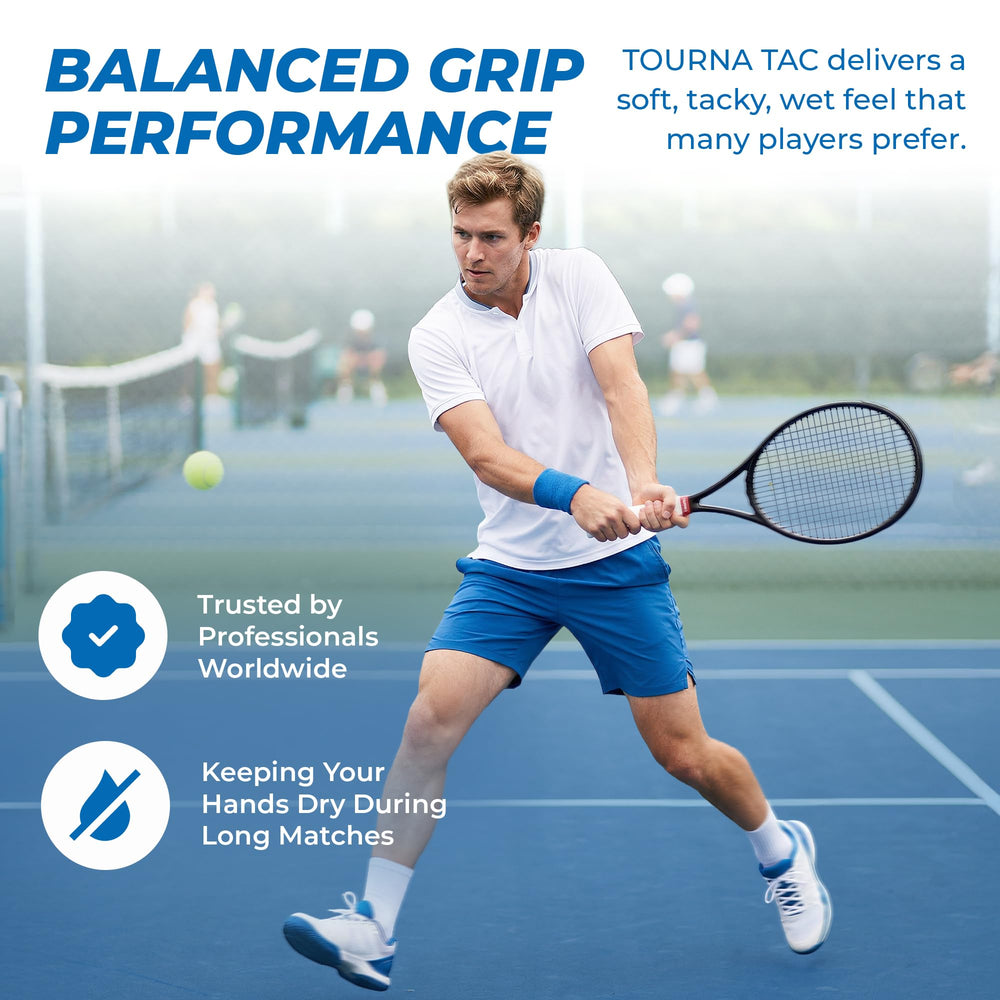 Tourna Tac XL size comparison showing extra girth for comfort