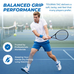 Tourna Tac XL size comparison showing extra girth for comfort