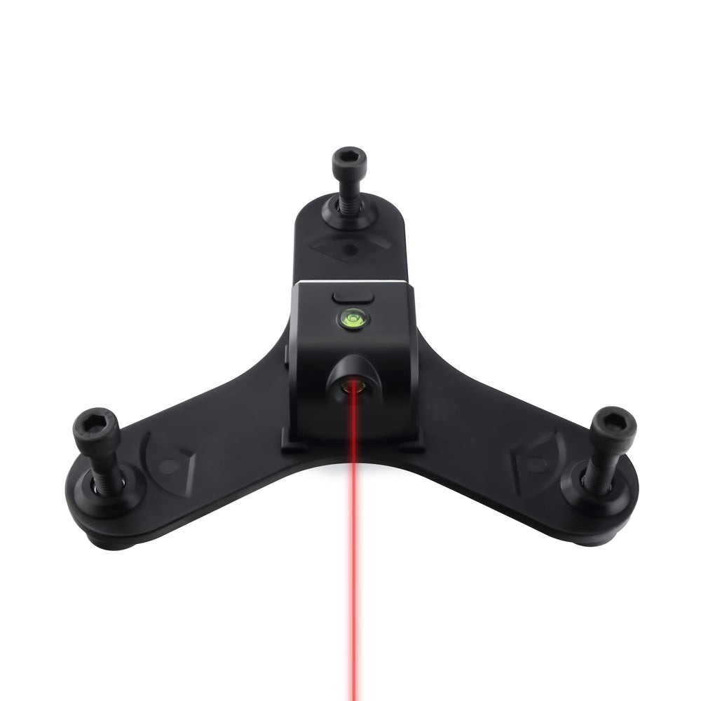 Tower Golf close-up of bullseye level for fast visual leveling benefit: accurate tilt control