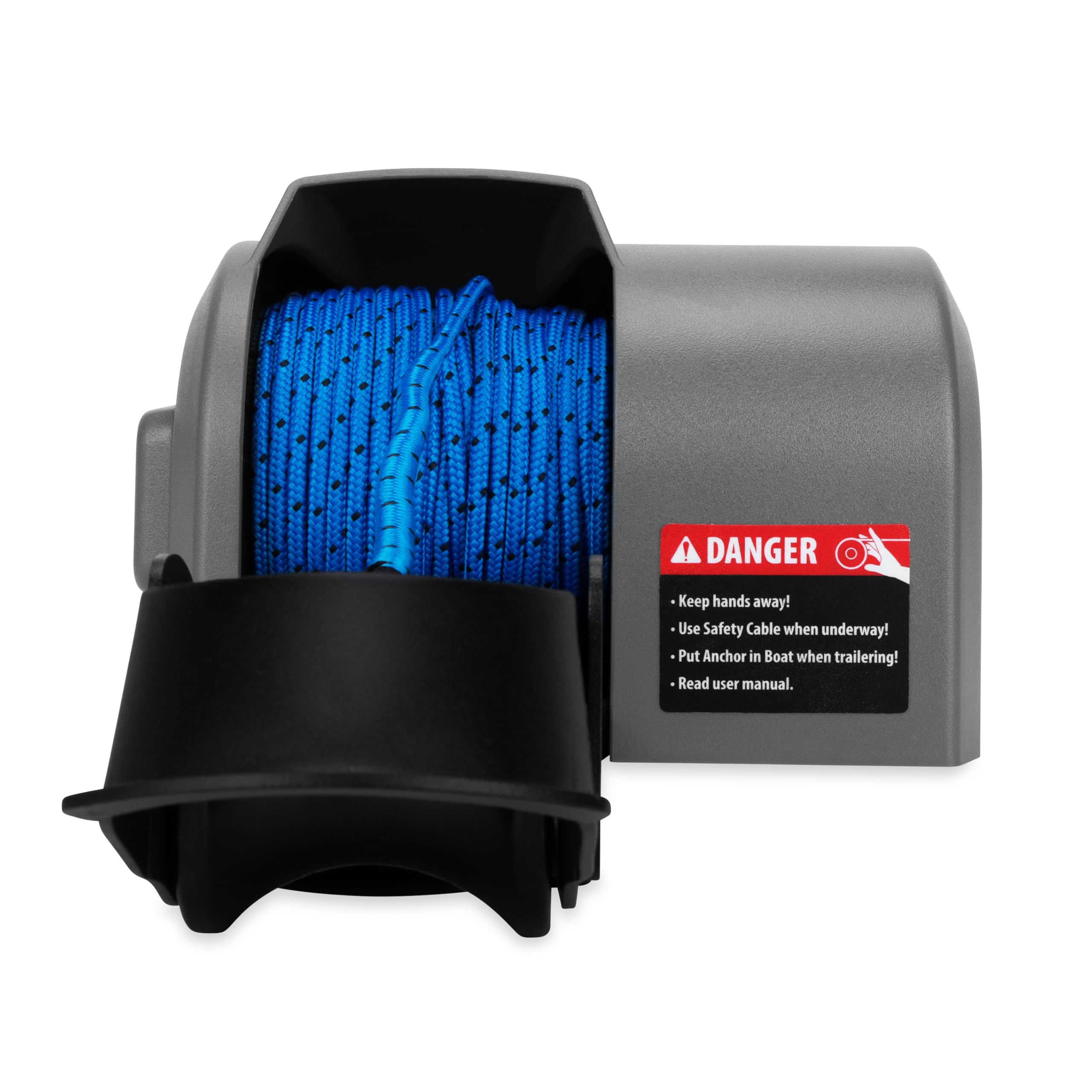 Trac wireless remote with sealed UP/DOWN switch showing convenient control and splash resistance
