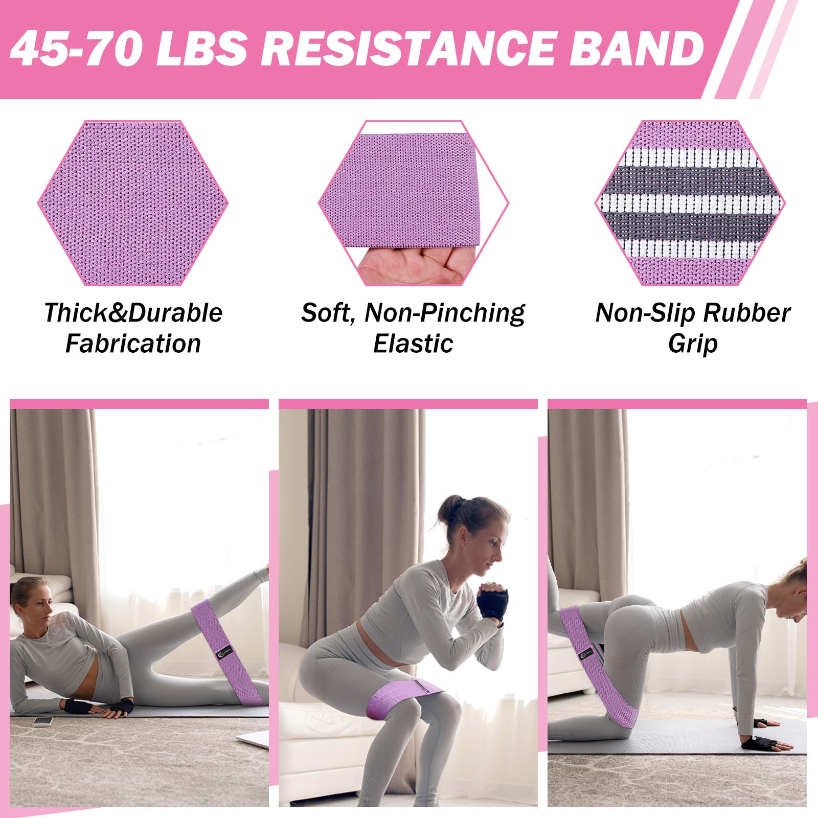 TRACE KASA full kit in use during hip thrust demonstrating improved comfort
